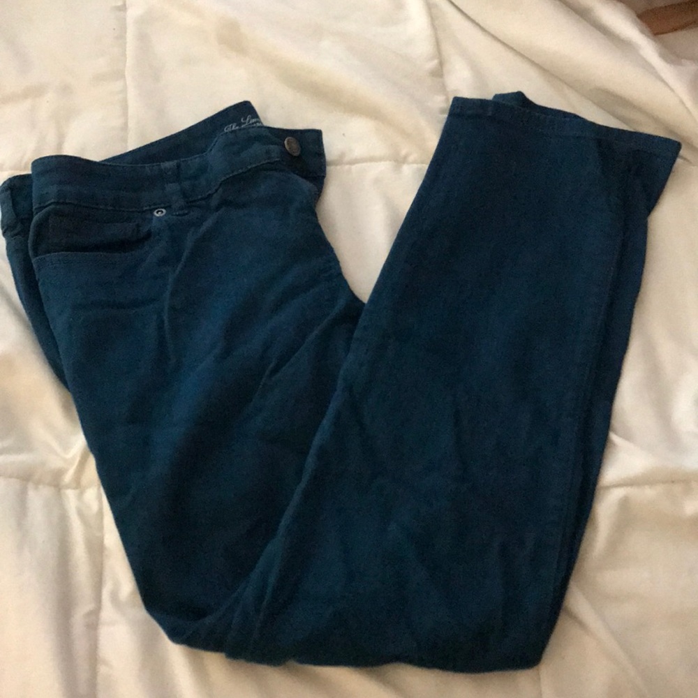 The limited teal jeans size 14